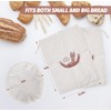 LZMYIVE 2 Bread Bags for Homemade Bread with 1 Bowl
