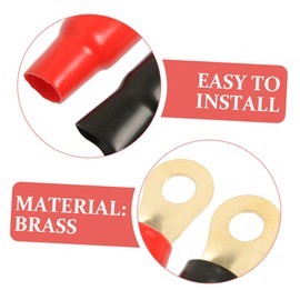 CHILDWEET Enhance Your Audio Experience 3 Pairs Brass Terminal Blocks Audio Wire Connectors Speaker Plug Adapters Easy Fit