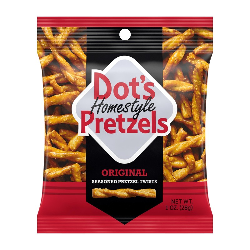 Dot's Homestyle Pretzels Original Seasoned Pretzel Twist Snack, 1oz Individually