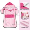 Lukovee Dog Raincoat, Adjustable Dog Rain Jacket with Clear Hooded