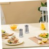 Hohopeti 2pcs Seasoning Shaker Condiment Dispenser Base for Salt Pepper
