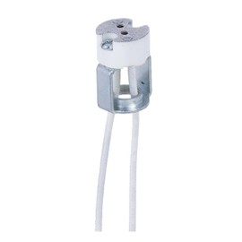 B&P Lamp® Porcelain Bi-Pin Halogen Socket fits G4, G5.3, GX5.3, and G6.35
