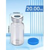 20ml Glass Vials for Injections, Self-Healing Injection Port, Sterile Empty