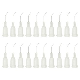 PATIKIL Blunt Tip Dispensing Needles with Bent Blunt Needle, 300 Pcs 0.5 Inch 27G Industrial Liquid Dispenser Needle with Lure Lock for Refilling Liquid Ink