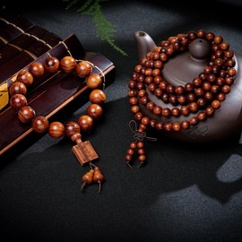 Traditional Wooden Prayer Beads Bracelet for Men or Women Beads Dia.18mm 16mm 15mm,1pc/lot (Dia.15mmX15pcs)