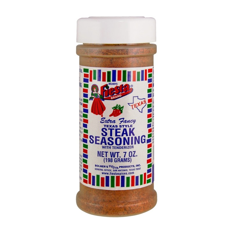 Bolner's Fiesta Extra Fancy Texas Style Steak Seasoning, 7 Ounces