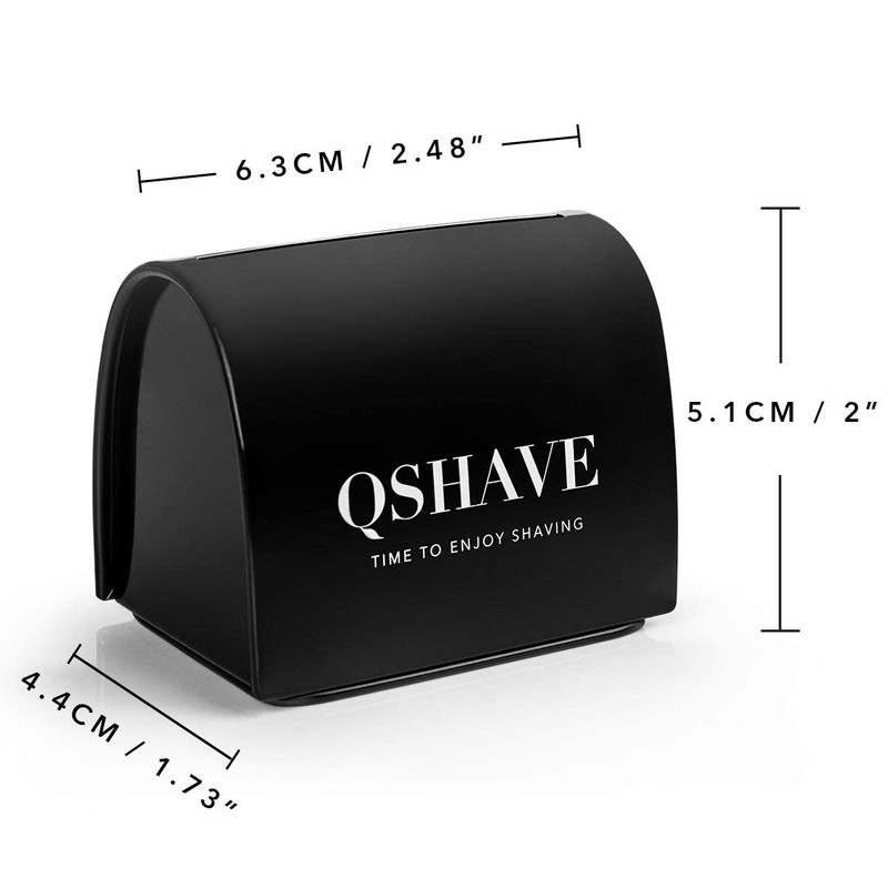 QSHAVE Blade Disposal Case Safe Storage Bank for Used Safety