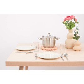 myfelt Merle Felt Ball Trivet Round Diameter 20 cm