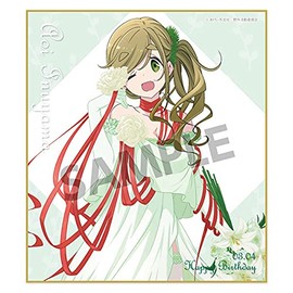 Yurucamp Mini Shikishi Anime Version Aoi Inuyama Birthday Version