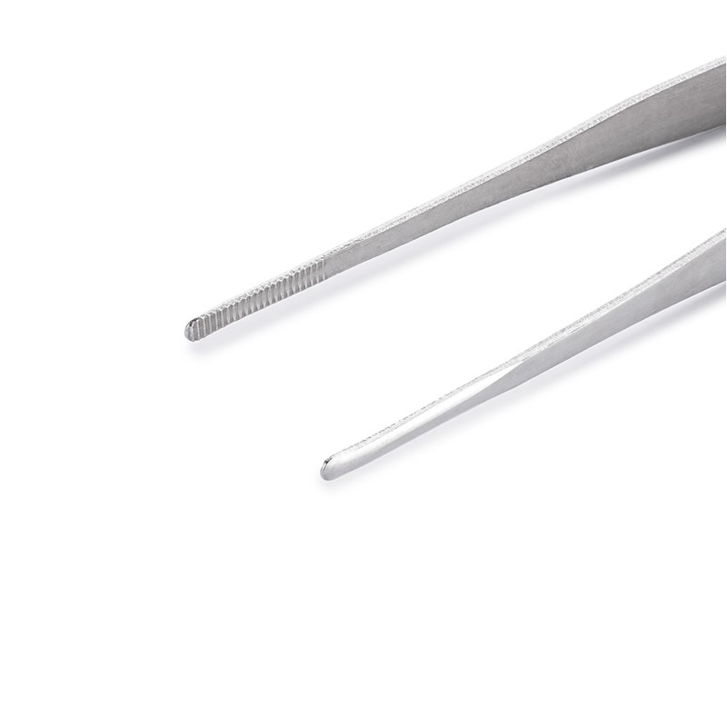 Huron Tweezers, Round End 7.9" (1/3/10 pc) (1 pc)