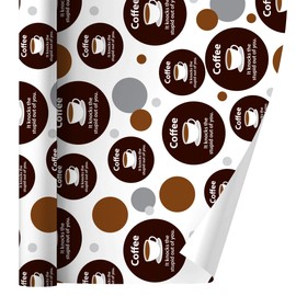 GRAPHICS & MORE Coffee Knocks the Stupid Out of You Funny Gift Wrap Wrapping Paper Roll
