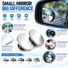360° Adjustable Blind Spot Mirror for Cars – Wide-Angle Convex