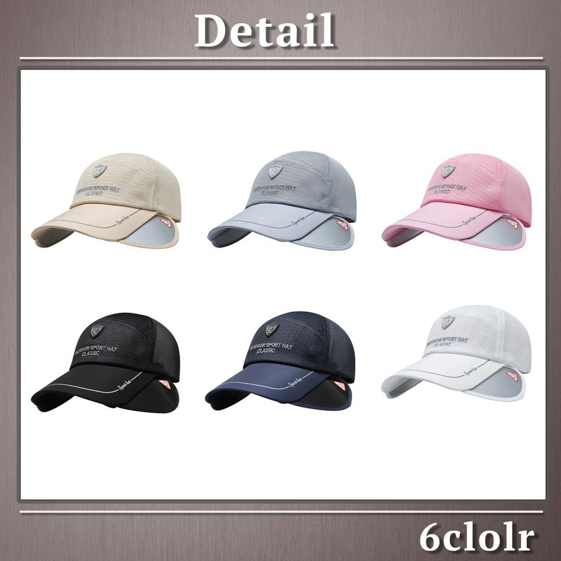 One Limitation CP431 Hat, Emblem, Retractable, Lightweight, Mesh, Cap, Visor,