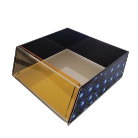 FL!PPER 8” Ultra Clear Aquarium Top Down Viewer w Removable Orange Filter for Coral and Fish Observation