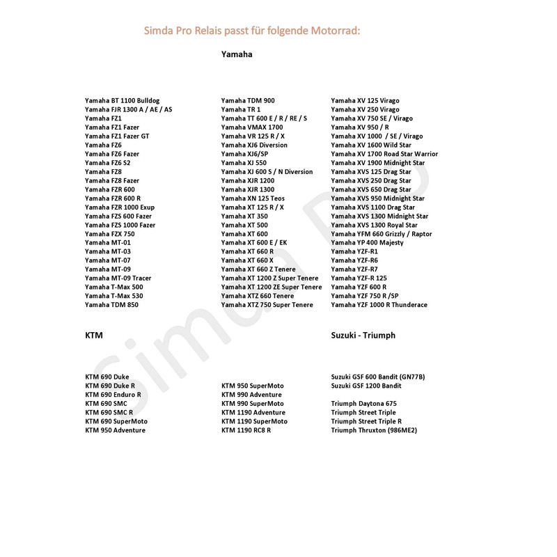 Black Motorcycle Running Effect Indicator