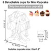 SOUJOY Ferris Wheel Cupcake Stand, 8 Cup Mini Cupcake Serving