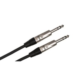 Hosa Pro HSS-050 Balanced Interconnect, REAN 1/4 Inches TRS to Same, 50 Feet