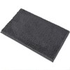 MAYSHINE Luxury Non Slip Chenille Plush Bathroom Rug 20x32, Charcoal