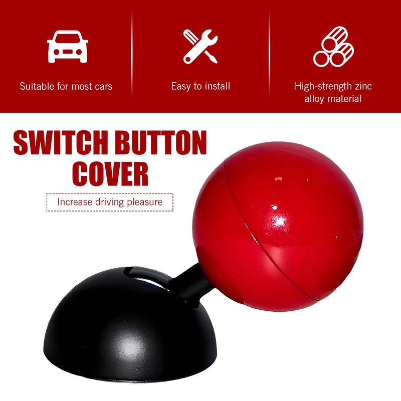 Shakas Car Push Starter Button Cover Rocker, Cool Game Metal