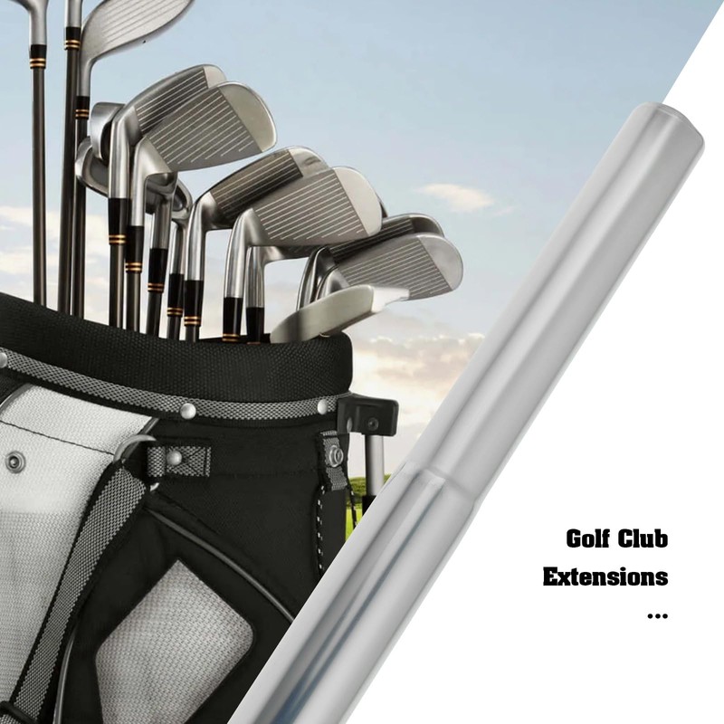ECSiNG 3Pcs Stainless Steel Golf Club Extensions Tail Eextension Rod