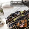 Rottweiler Blanket for Women Men Kids, Rottweiler Gifts for Rottweiler