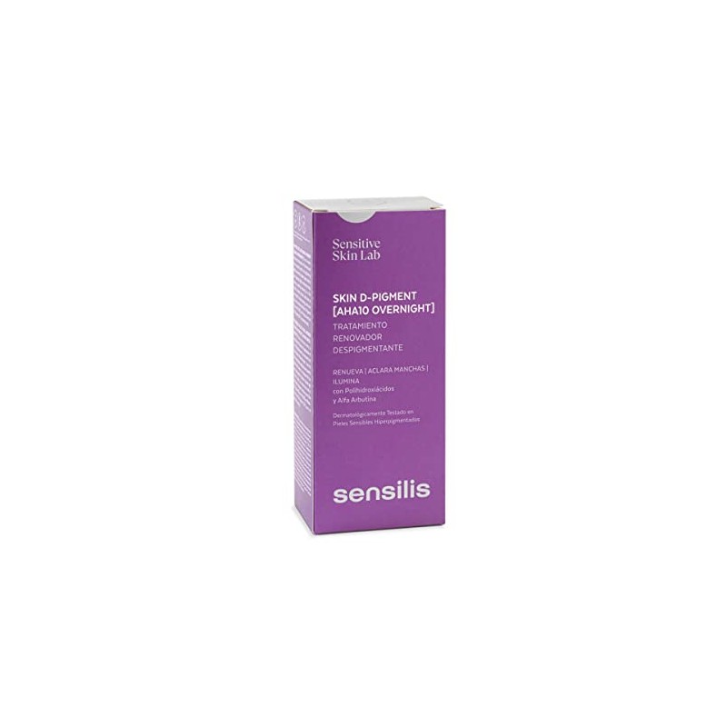 Sensilis Skin D-Pigment [AHA 10 Overnight] Crema de Noche 30ml