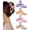 WELROG Pack of 4 Women's Elegant Hair Clips with Bow,