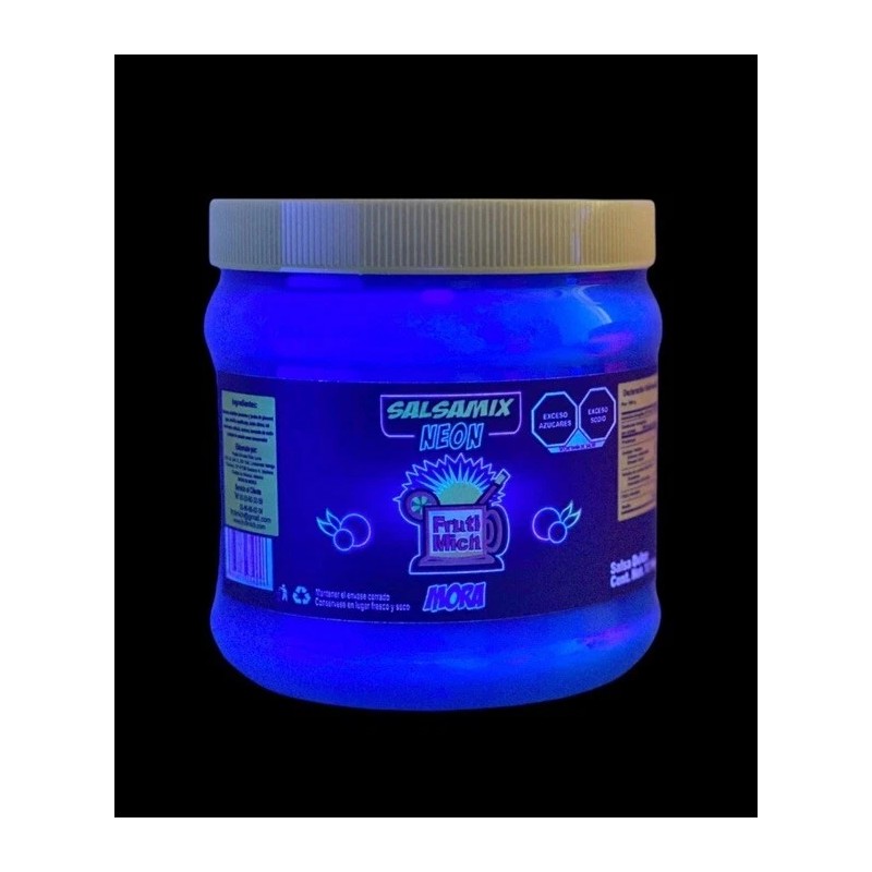 Fruti Mich Escarchado sabor Mora Neón Para Bebidas Frutimich 1.1kg