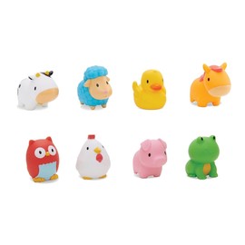 Munchkin - Farm Squirting Animals Bath Toys, Pack of 8