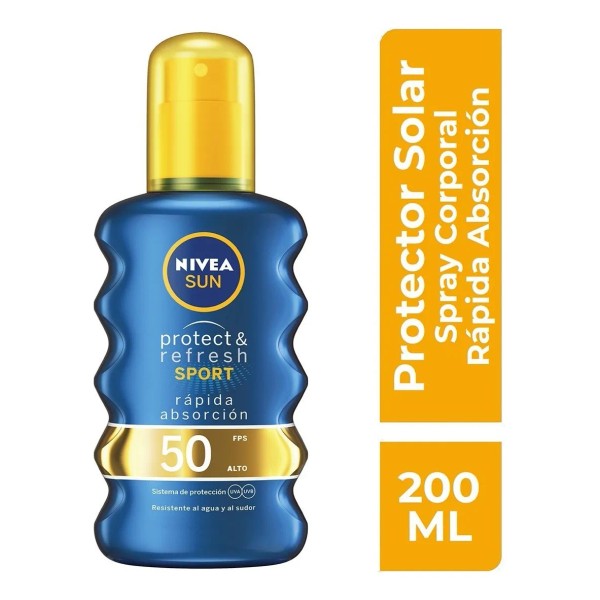 Protector Solar Corporal Sun Refresh Sport Fps50 200Ml Nivea