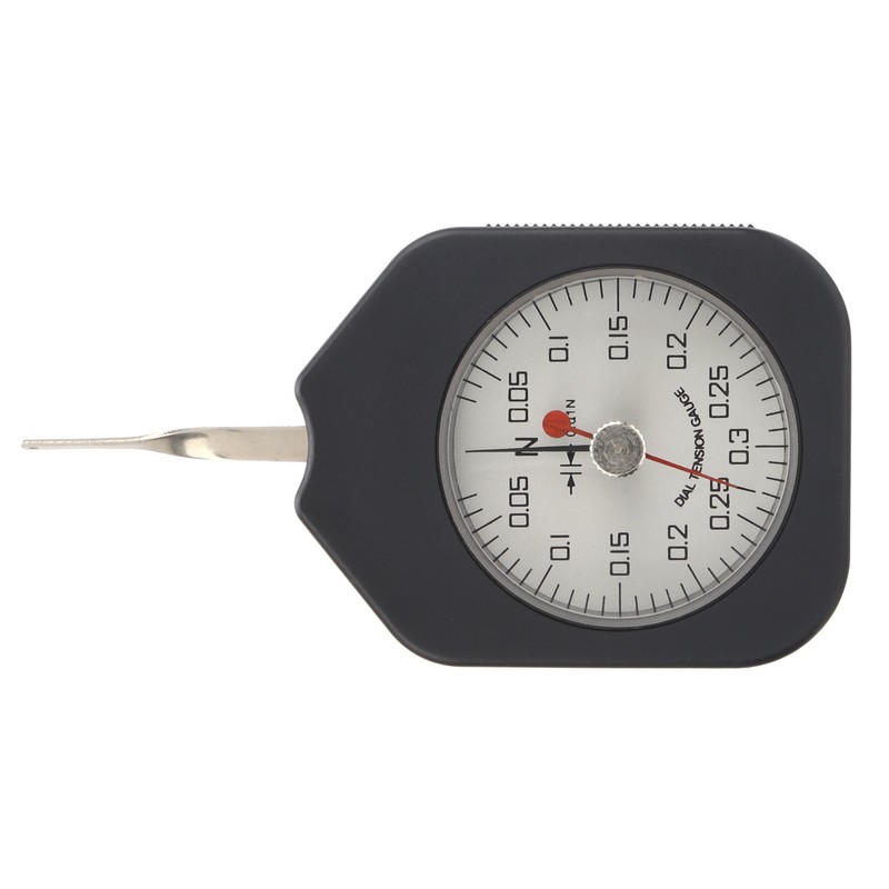 SEN-0.3-2 Dial Tensiometer 0.3N Portable Alloy Double Pointer Tension Gauge