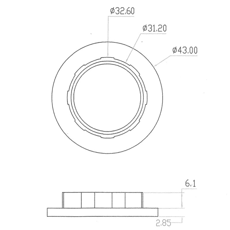 E12 Lamp Shade Collar Rings,JNXQWE Light Socket Ring,E12 E14 Lock