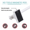 Magnetic Curtain Rods for Metal Doors Multi-Use Adjustable Curtain Rods