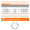 Shrink Wrap Bands for Bottles Jars Seals Shrinkable Plastic Sealer