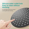 6 Inch Round Rain Shower head, High Flow Stainless Steel
