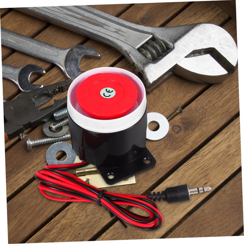 Operitacx Home Security Mini Alarm Horn Wired Siren for Theft