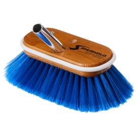 Shurhold 970 6" Deck Brush with Extra Soft Blue Nylon Bristles