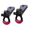 TIOYAR Front Demon Bracket Tow Hook Shackle Mount Kit Compatible