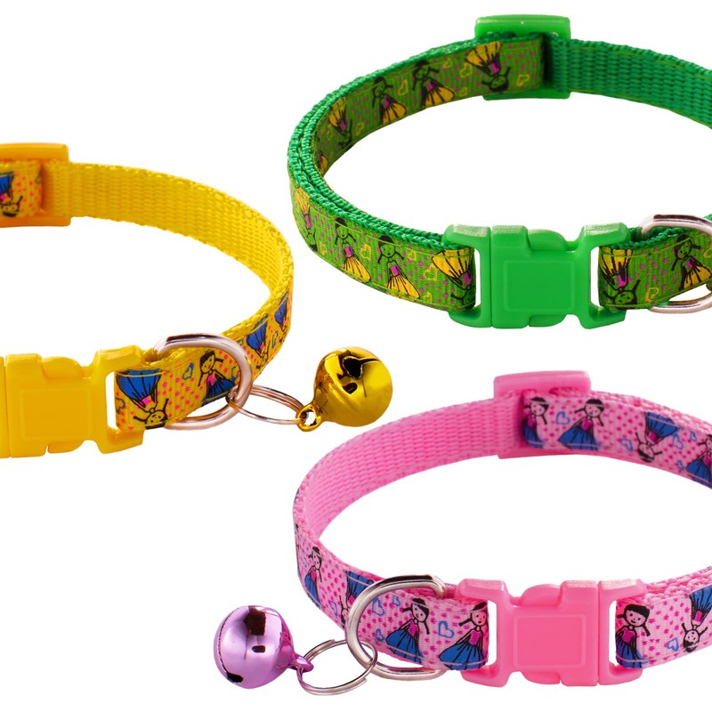 Jecikelon 6 PCS Puppy Collars Adjustable Pup Collar for XSmall