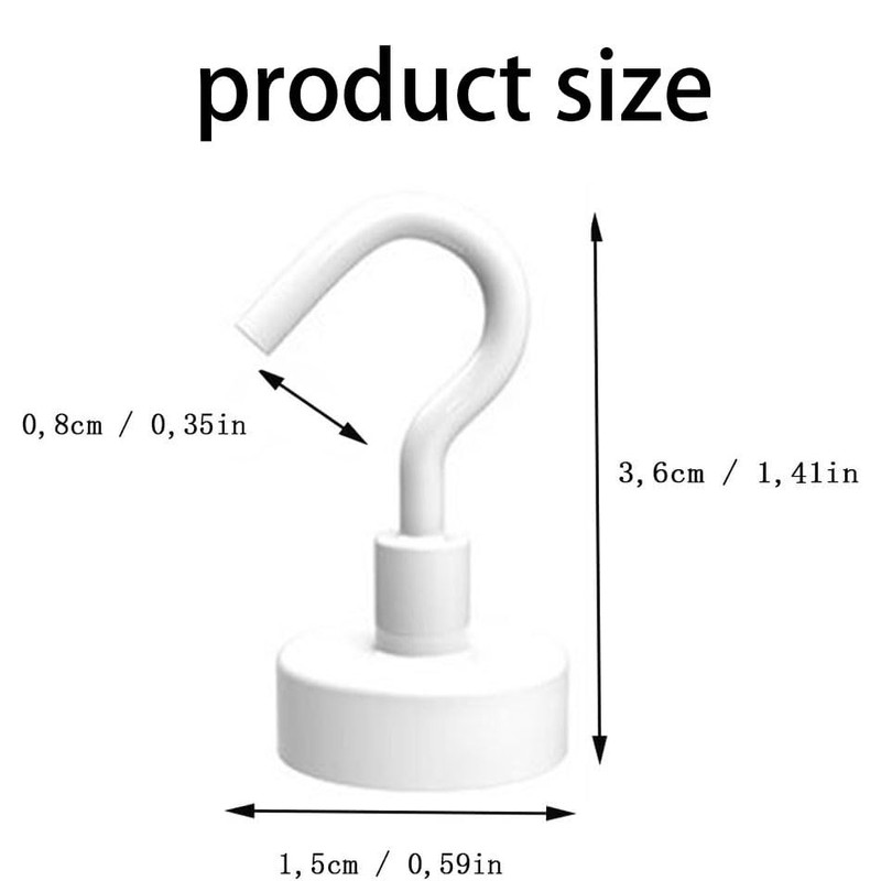 Yitobici Magnetic Hook, Large Magnetic Holder, Kitchen Use, Super Strong