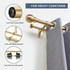 Double Curtain Rod for Windows 48 to 84 inch