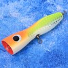 Wooden Large Artificial Popper Fish Lure Topwater Simulation Bait Sea