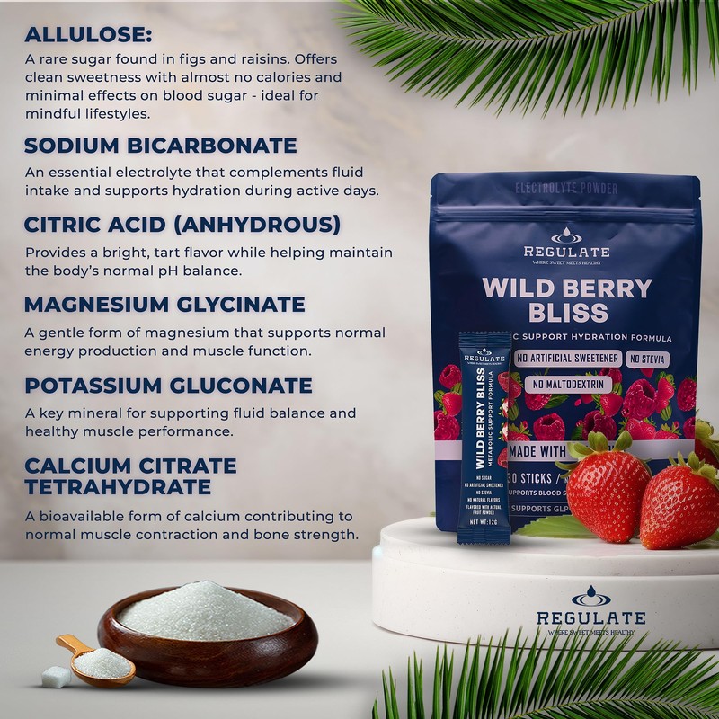 Regulate – Wild Berry Bliss Electrolyte Drink Mix | 30