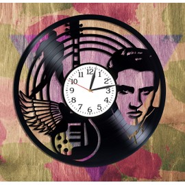 Kovides Vinyl Record Wall Clock 12 Inch Elvis
