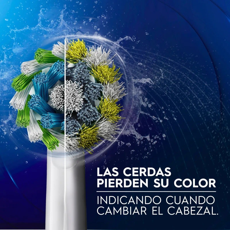 Cepillo de Dientes Electrico, Oral B Power, Cabezal Redondo Presición