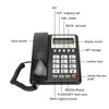 KXT8001CID Corded Telephone Caller ID Semi Hands Free Clear Display