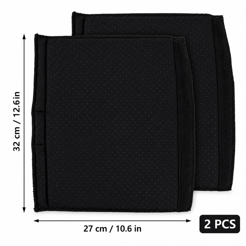 2-Piece Lambswool Armrest Cushion Covers for Office Chairs, Wheelchairs and