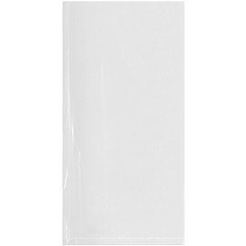 Plymor 4" x 8" (Case of 1,000), 3 Mil Flat Open Clear Plastic Poly Bags