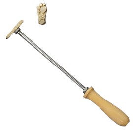 Felimoa Burning Paws Open Fire Type, Wooden Handle, Approx. 1.2 inches (3 cm)