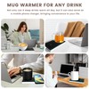 Electric Coffee Warmer, Cup Warm, Smart 2-in-1 Drink Warmer, USB